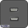 AH Meyer Netbox USB-Ladegerät, 2-fach Typ A